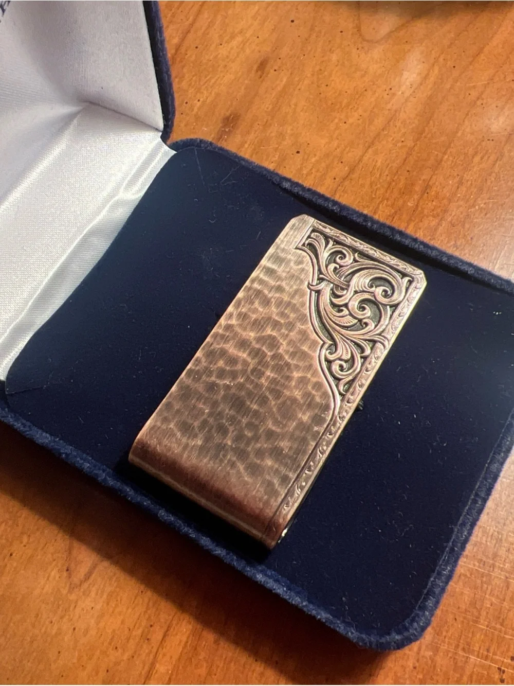 Montana Silversmiths Rough Out Money Clip - NIB